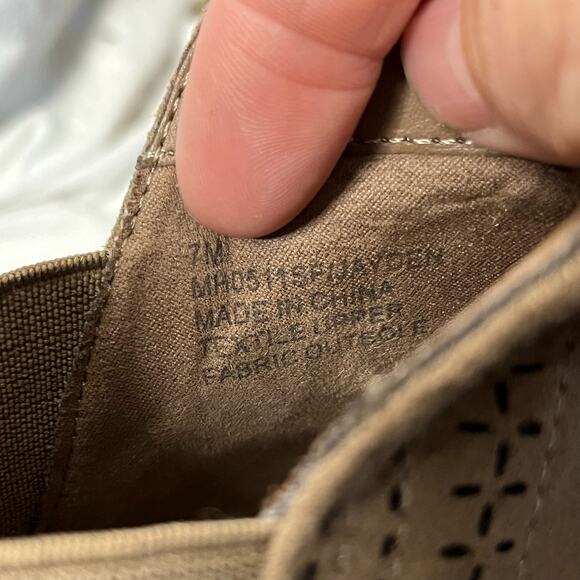 MIA Jayden‎ Pull On Bootie Ankle Boot Taupe Brown Size 7 Country Western Heel - Picture 8 of 10